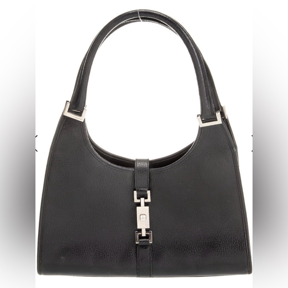 Vintage Gucci Piston Lock Shoulder Bag - Picture 2 of 15